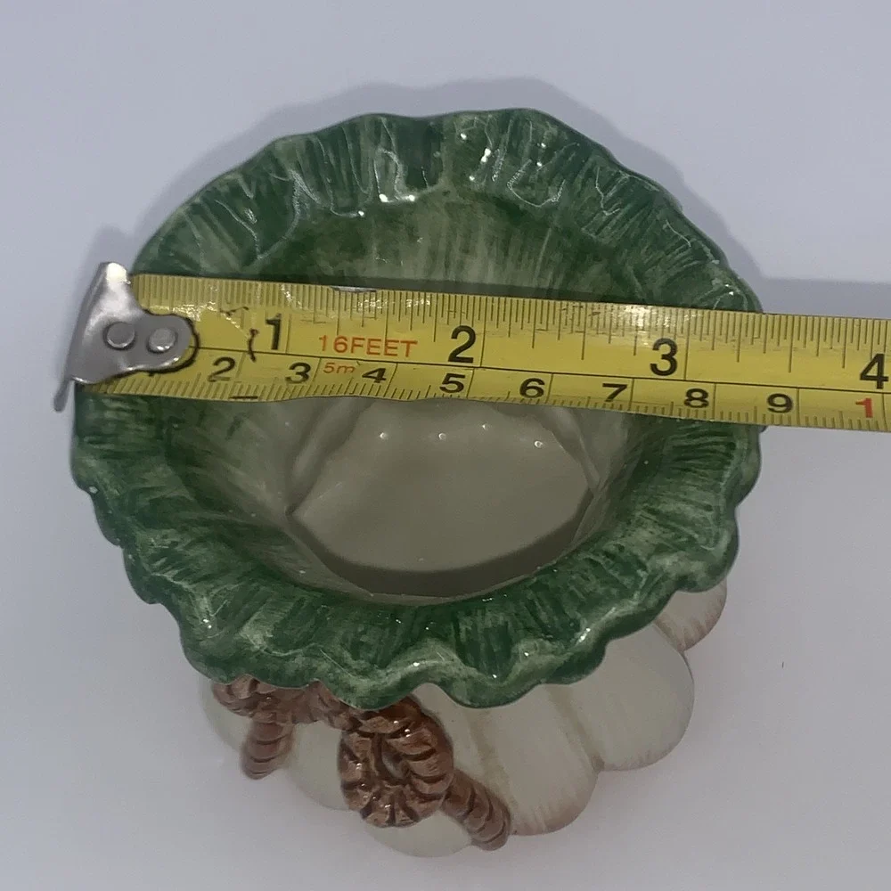 Fitz And Floyd Gardening Gourmet Collection Onion Votive Candleholder Rare EUC